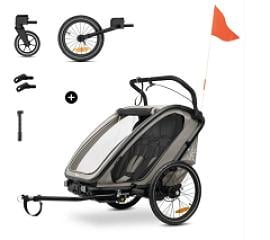 Hauck Fahrradanhänger Bike N Walk Duo