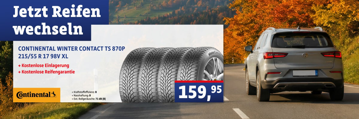 Jetzt Reifen wechseln 22.09.26