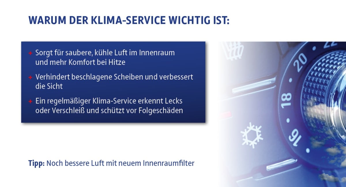Startseite Infobox Klimaservice