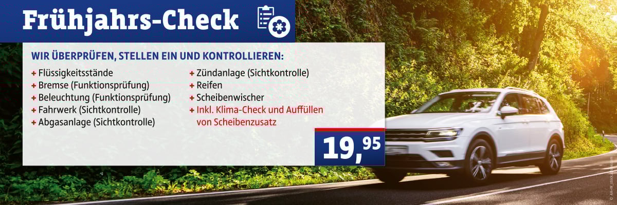 Startseite Frühjahrscheck