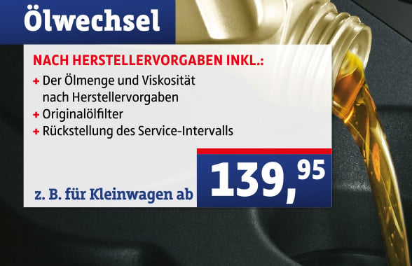 1 Werkstatt Ölwechsel